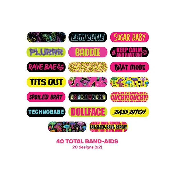 Neva Nude Plur Vibes Ouchie Stix Bandages