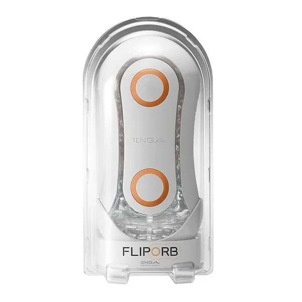 NEW Tenga Flip Orb Orange Crash Stimulation 7” Men Masturbator Sex Toy