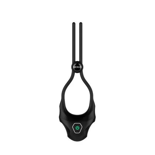 Nexus Forge Adjustable Vibrating Cock Ring Black