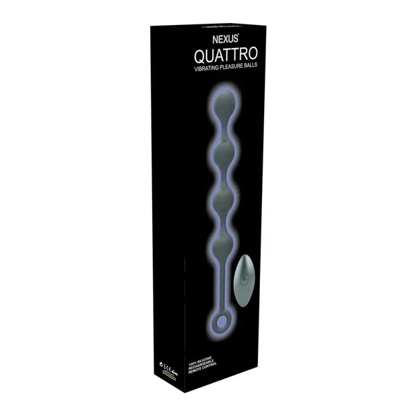 Nexus Quattro Vibrating Anal Balls – Black