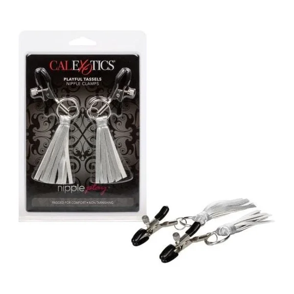 Nipple clamps - CalExotics - Nipple Play Playful Tassels Nipple Clamps