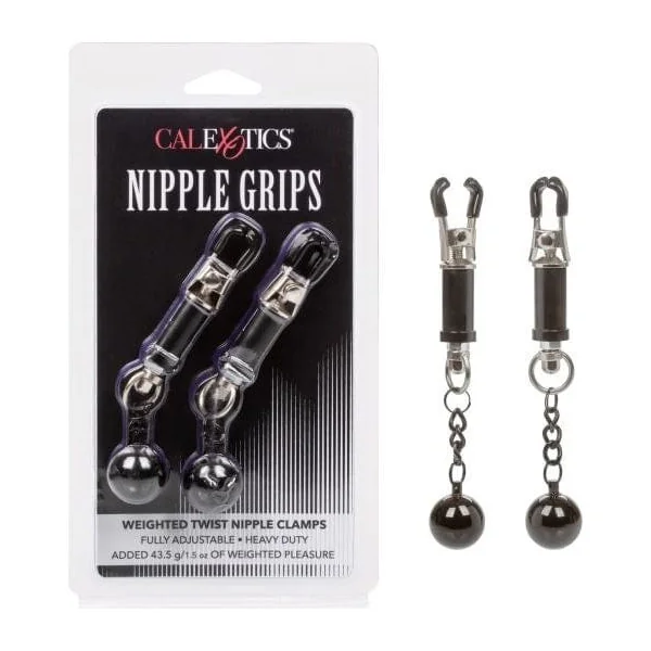 Nipple Grips - CalExotics - Nipple Grips Weighted Twist Nipple Clamps
