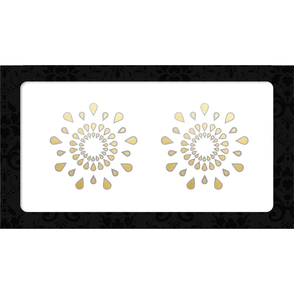 NIPPLE PASTIES GOLD/SILVER