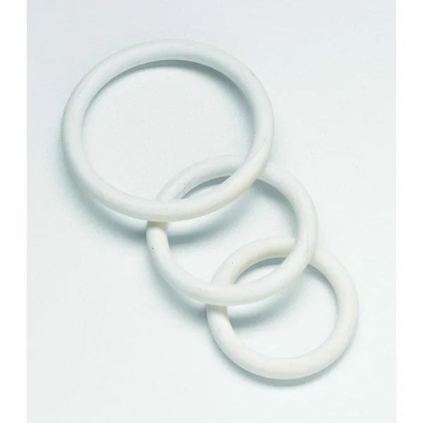 NITRILE COCK RING SET-WHITE