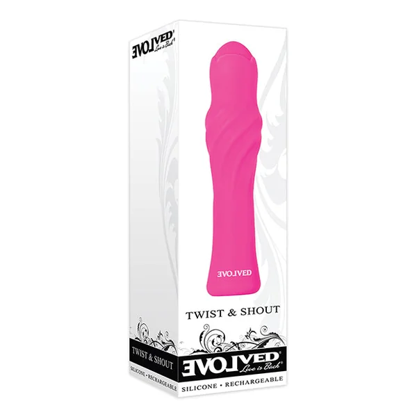 No Eta Evolved Twist & Shout Rechargeable Bullet - Pink