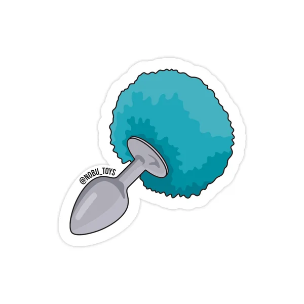 Nobü Stickers – Pömi Plug – Teal