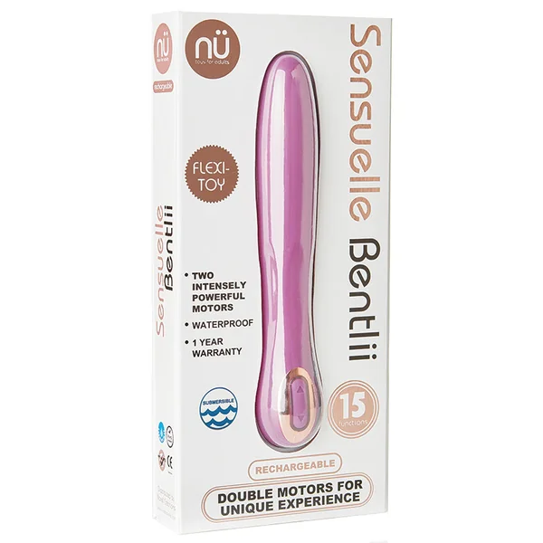Nu Sensuelle Bentlii 15 Function Dual Motor Vibrator - Orchid