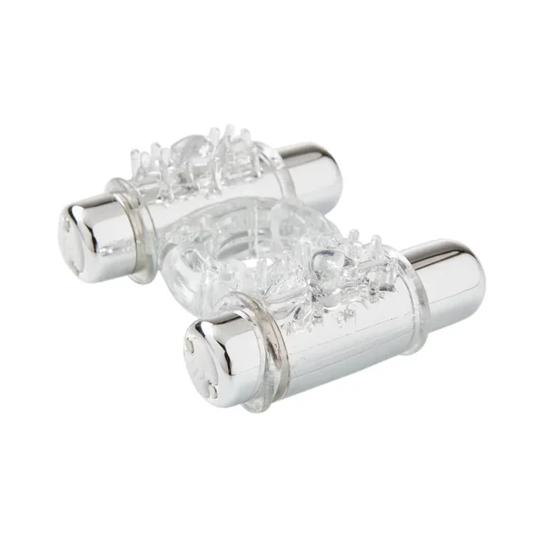 Nu Sensuelle Double Action Cockring 2×7 Function – Clear