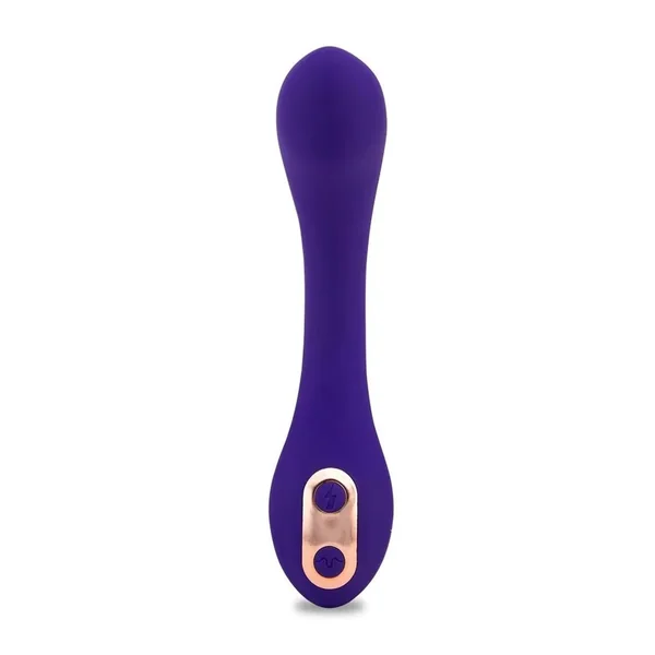 Nu Sensuelle Libi Flexible Rechargeable Silicone G-Spot Vibrator – Deep Purple