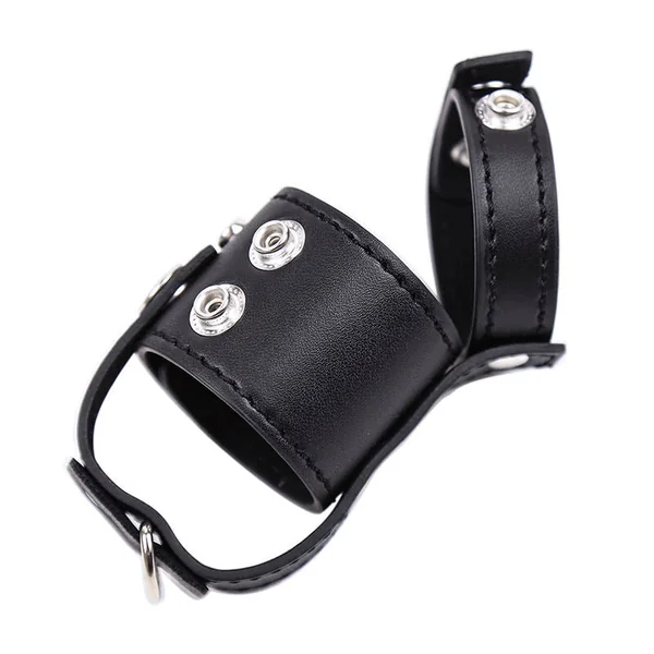 Ohmama fetish leather chastity sheath