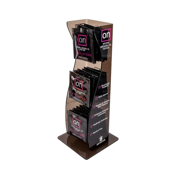 On Arousal Oil  Original 40 Piece Single Use Ampoule Tower Display - Black