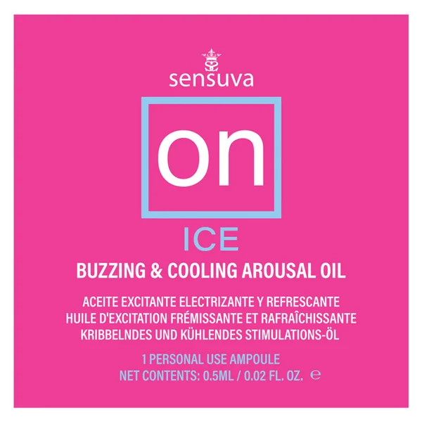 On Ice Buzzing & Cooling Female Arousal Oil - 0.01 Oz. Ampoule