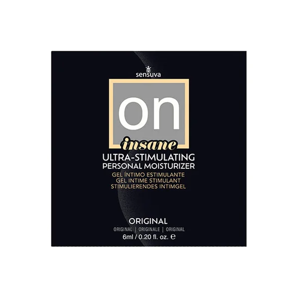 ON Insane Ultra Original Stimulating Personal Moisturizer - 6 ml Single Use Packet