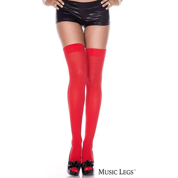 Opaque Thigh Hi by Music Legs