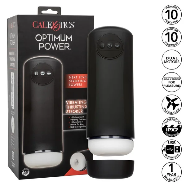 Optimum Vibrating & Thrusting Masturbator by Cal Exotics