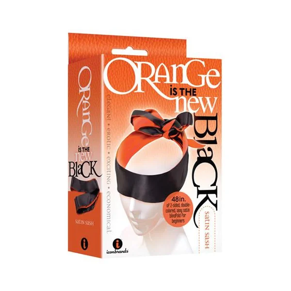 Orange Is The New Black Satin Sash Blindfold by Icon