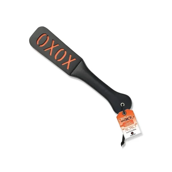 Orange is the New Black Slap Paddle XOXO Black