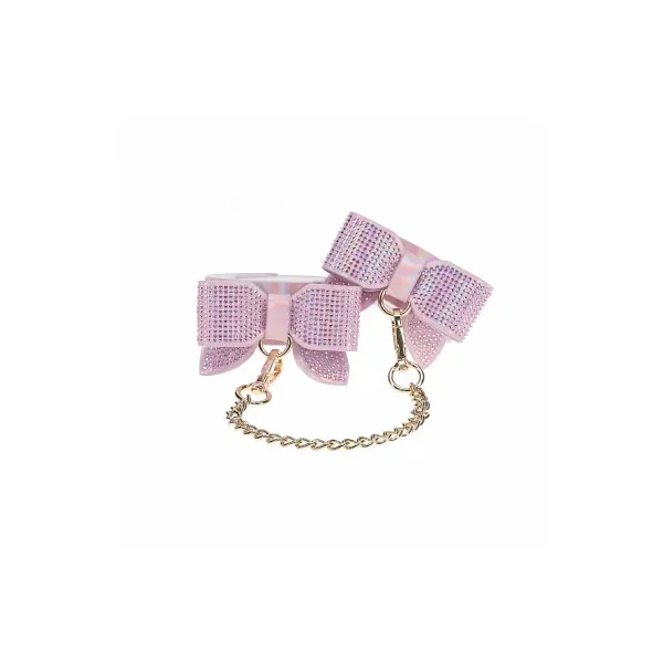 Ouch! International Paris Collection Leg Cuffs, Pink