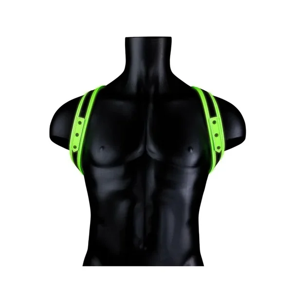 Ouch! Sling Harness Glow in the Dark – Large/XLarge – Green
