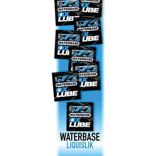Ox Balls OXLube Liquislik Waterbase Pack – Pack of 50 Sachets