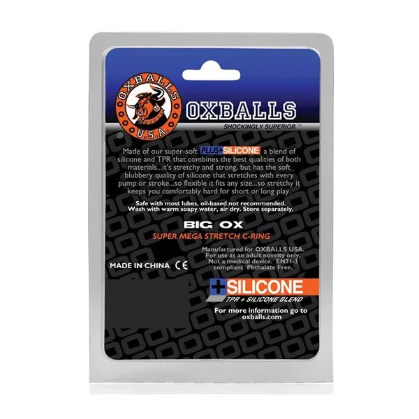 Oxballs Big Ox Cockring – Black Ice