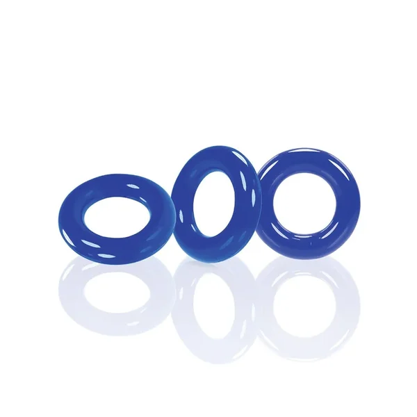 Oxballs Willy Rings – Blue Pack of 3