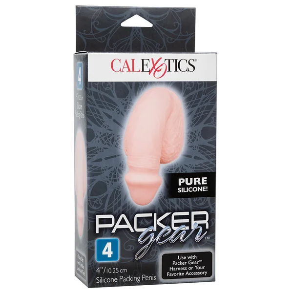 Packer Gear 4"/10.25 cm Silicone Packing Penis - Ivory