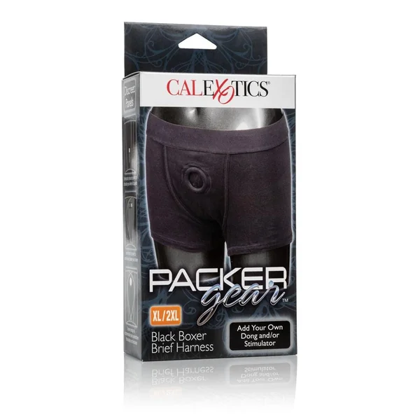 Packer Gear Black Boxer Brief Harness Xl-2xl
