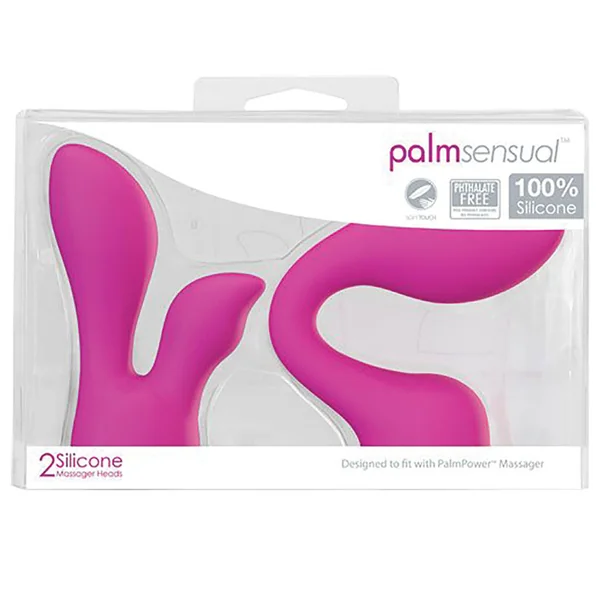 PalmPower - PalmSensual Head Attachments - Pink - 2pcs