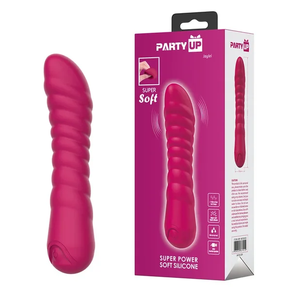Party Up JAYLEI – Pink – Pink 14.6 cm USB Rechargeable Vibrator