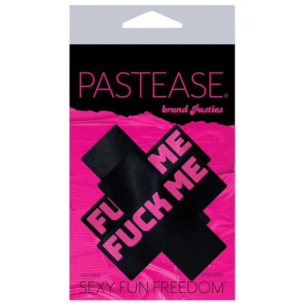 Pastease Fuck Me Plus - Black-pink O-s