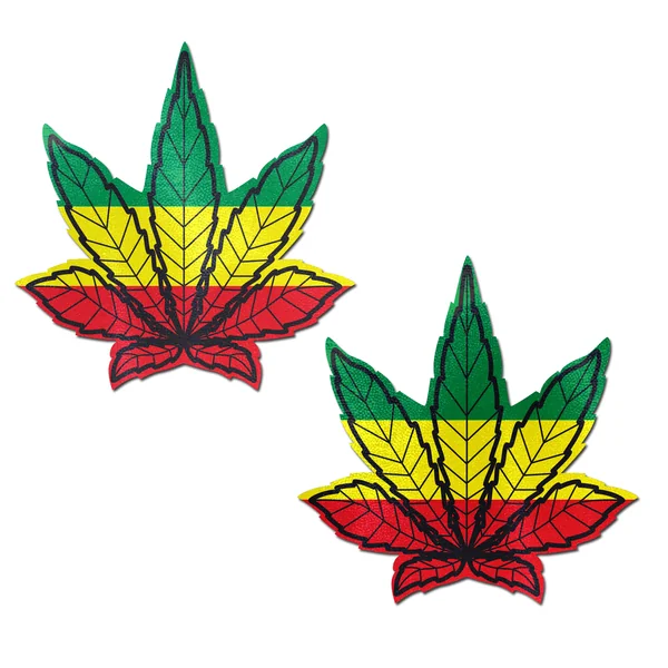 PASTEASE INDICA POT LEAF RASTA WEED NIPPLE PASTIES