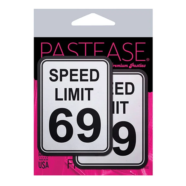Pastease Premium Speed Limit 69 - White-black O-s