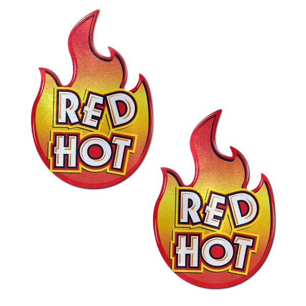 PASTEASE RED HOT FLAMING NIPPLE PASTIES