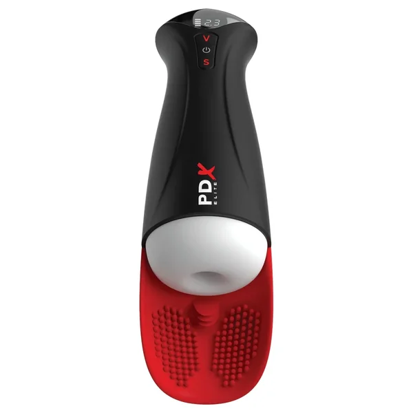 PDX Elite Fap O Matic Pro Masturbator XL White/Red