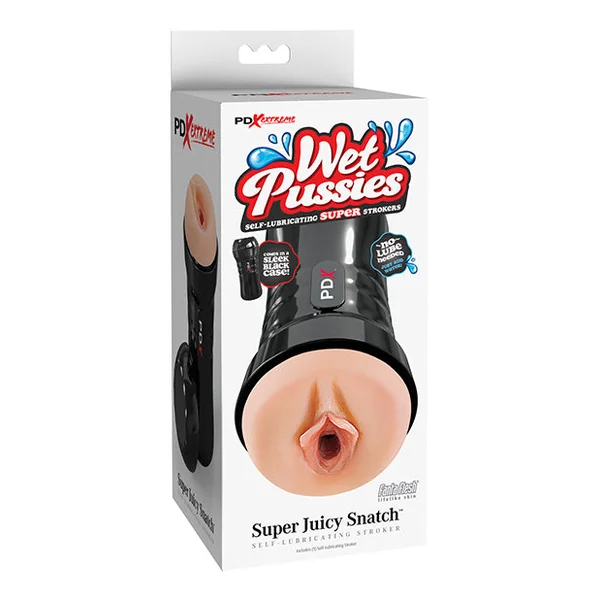 PDX Extreme Wet Pussies Super Juicy Snatch Stroker - Light