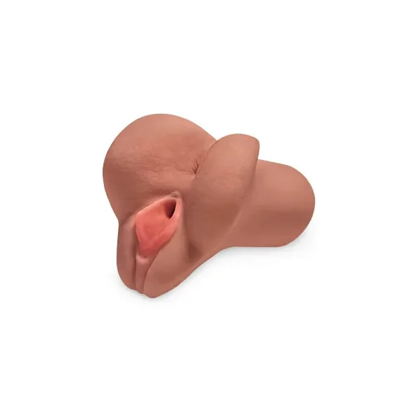 PDX Plus Pick Your Pleasure Dual Entry Stroker, Tan