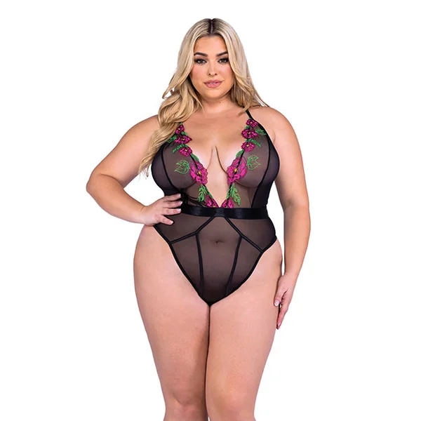 Peony Paradise Teddy - Black