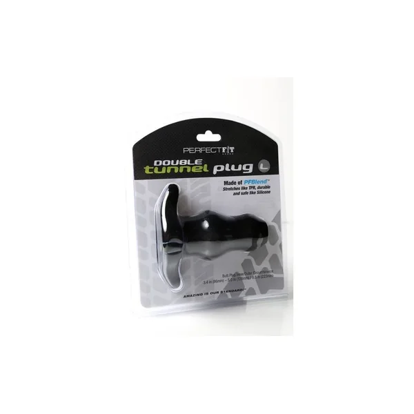 Perfect Fit Tunnel Plug Double Large, Black