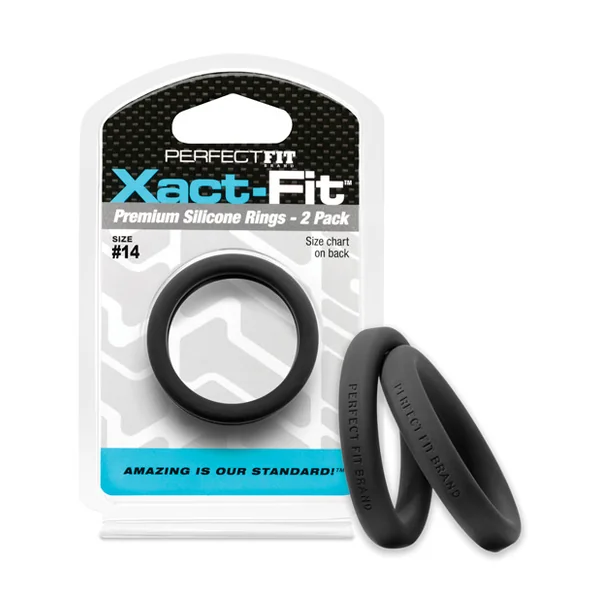 PERFECT FIT XACT-FIT #14 2 PK BLACK