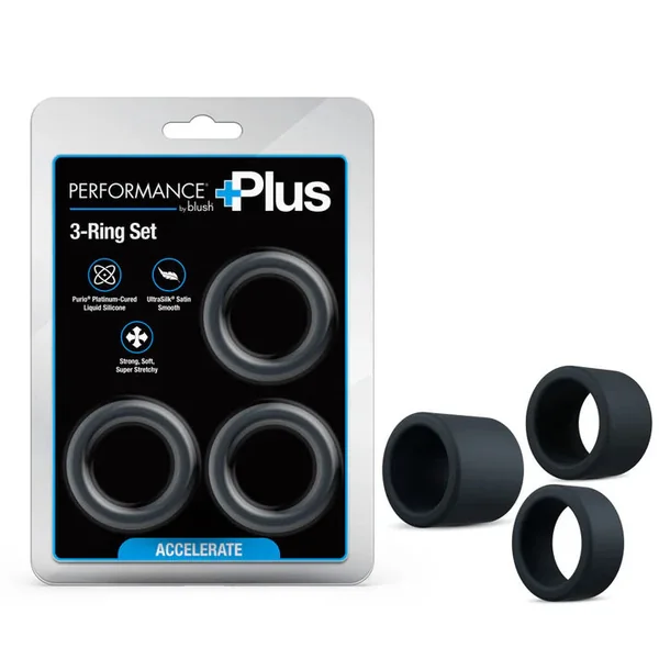 Performance Plus Accelerate Cock Rings by Blush