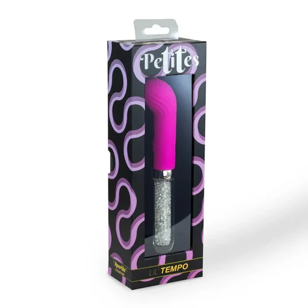 Petites Sparkle Lil Tempo Glass Vibrator by Petites