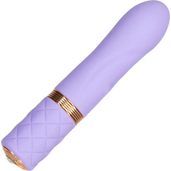 Pillow Talk Flirty Special Edition Silicone Mini Vibrator - Purple & Rose Gold