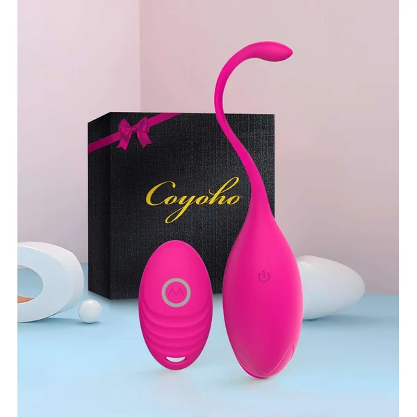 Pink Egg Vibrator With Remote