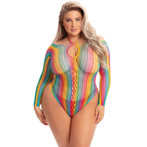 Pink Lipstick – Teddy More Color Long Sleeve – Rainbow – Queen