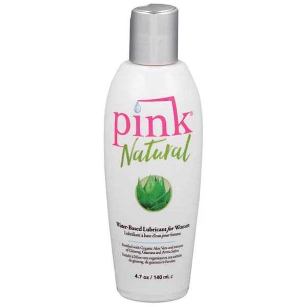 Pink Natural Water Based Lubricant For Women - 4.7 Oz
