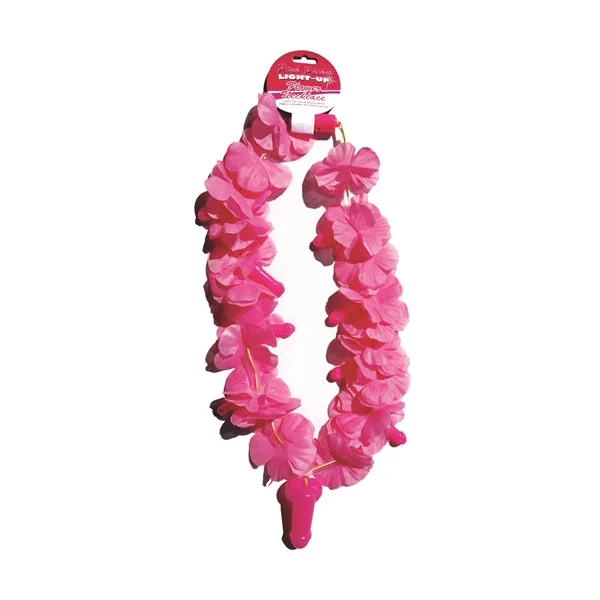Pink Pecker Light-Up Flower Necklace