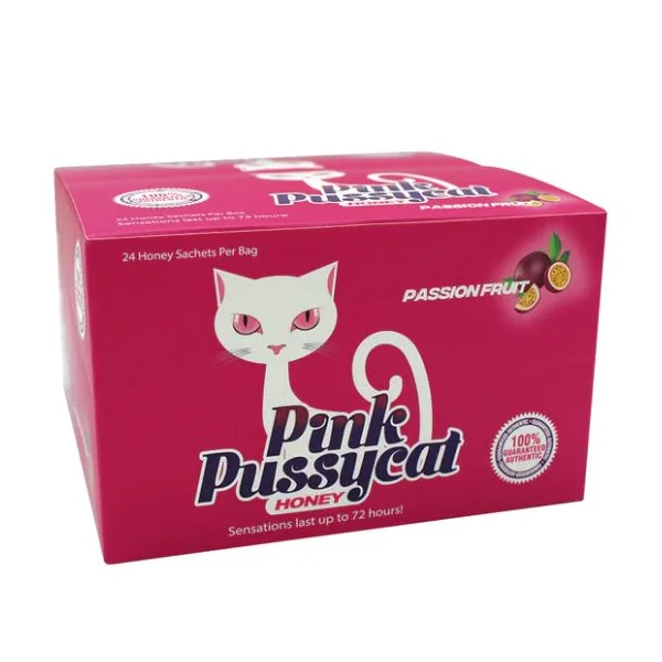 PINK PUSSYCAT HONEY PASSION FRUIT 24PC DISPLAY