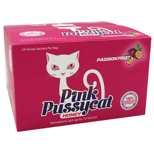 Pink Pussycat Passionfruit Honey - 24 Pack