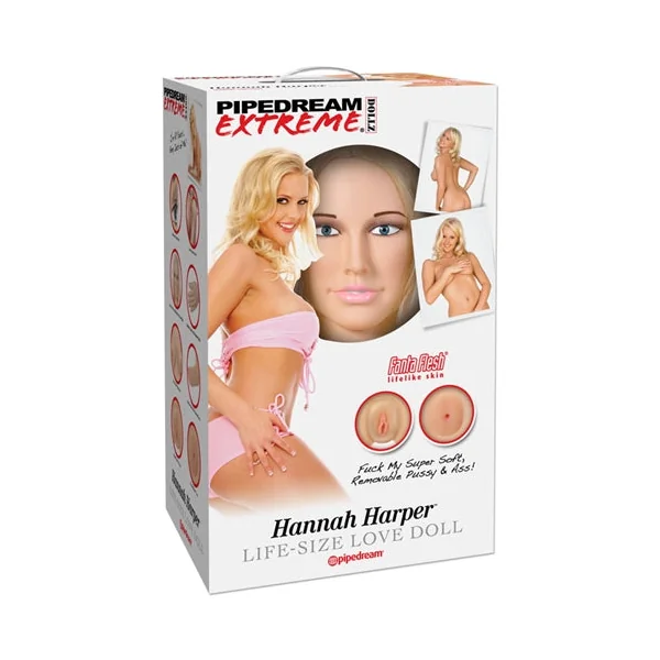 Pipedream Extreme Dollz Hannah Harper Life Size Love Doll